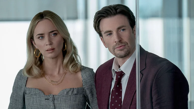 Emily Blunt And Chris Evans Are Wild And Crazy Pharmaceutical Reps In The Pain Hustlers Trailer 