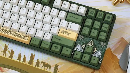 Cool Stuff: Colorful Lord Of The Rings Custom Keyboards Come In Elvish, The Black Speech & More  