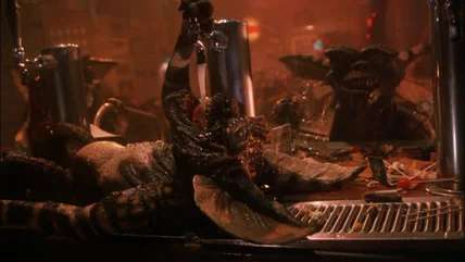 Real Beer, Nuts, And Popcorn Gave The Gremlins Bar Scene An Awful Smell  